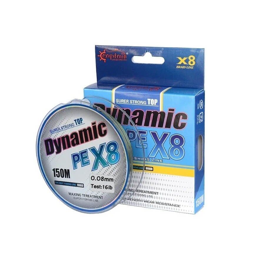 Captain Dynamic Soft PE 8x 150 Mt Yeşil İp Misina