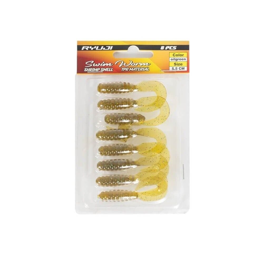 Ryuji Swim Worm 5.5 Cm Silikon Yem