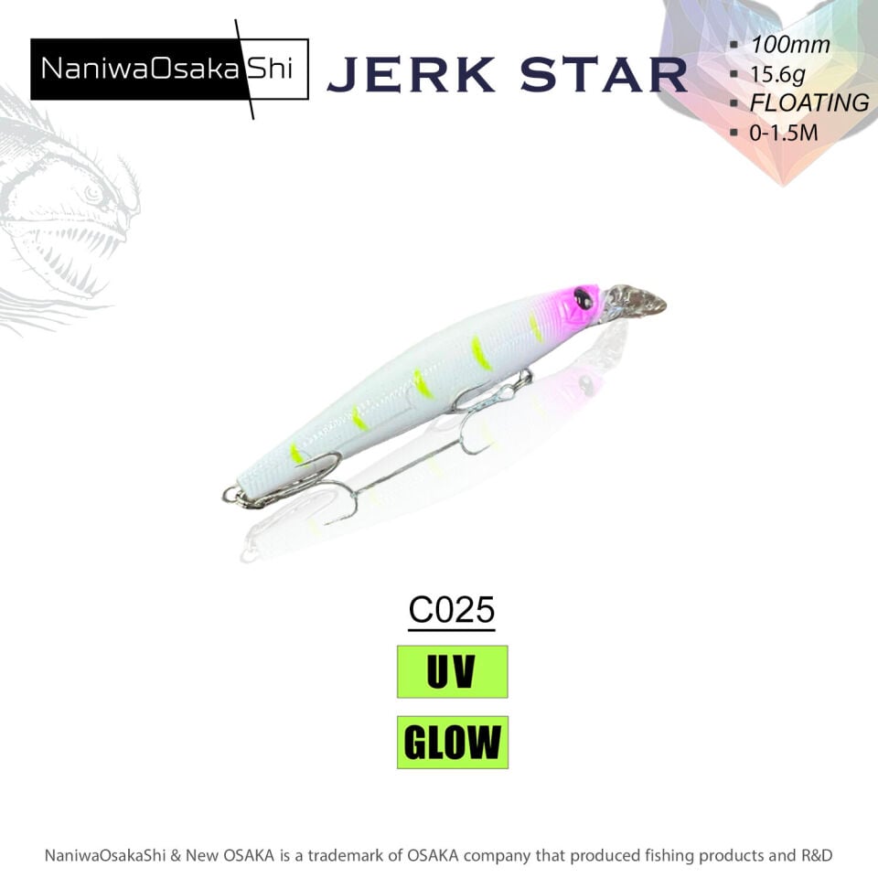 NANIWAOSAKASHI JERKSTAR 100MM 15.6G C025