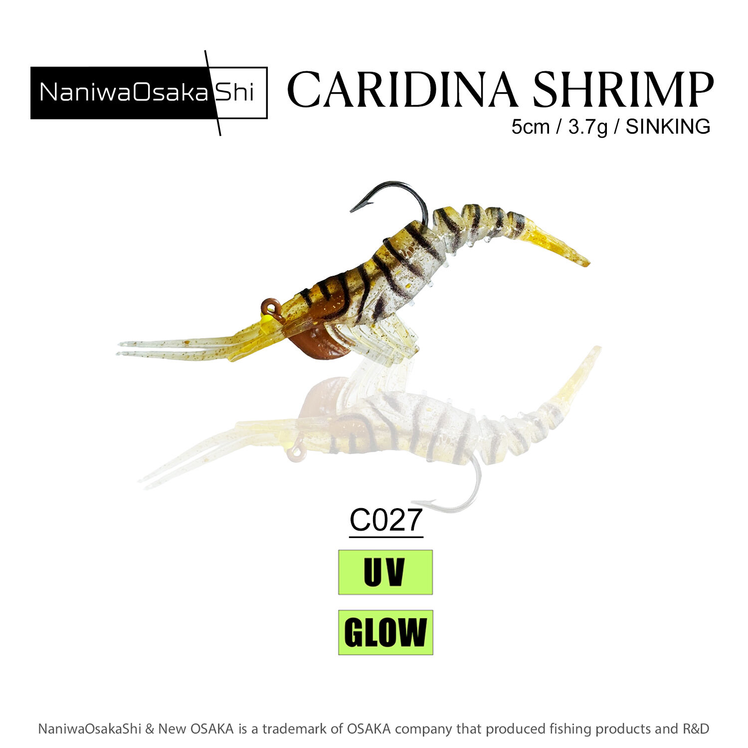 NANIWAOSAKASHI CARIDINA SHRIMP 5CM 3.5GR C027