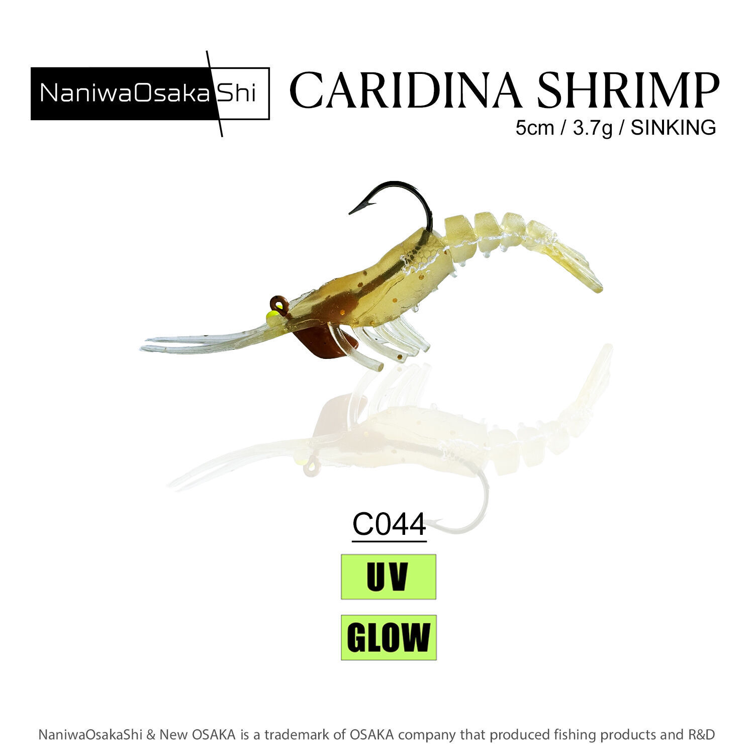 NANIWAOSAKASHI CARIDINA SHRIMP 5CM 3.5GR C044