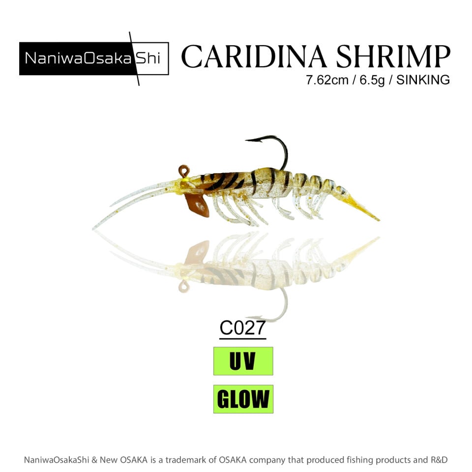 NANIWAOSAKASHI CARIDINA SHRIMP 7.62CM 6.5G C027