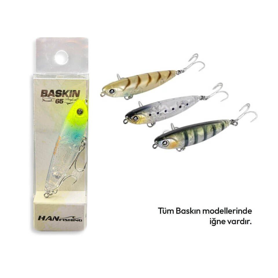 Hanfish Baskın 6.5 Cm 7 Gr Su Üstü Maket Balık