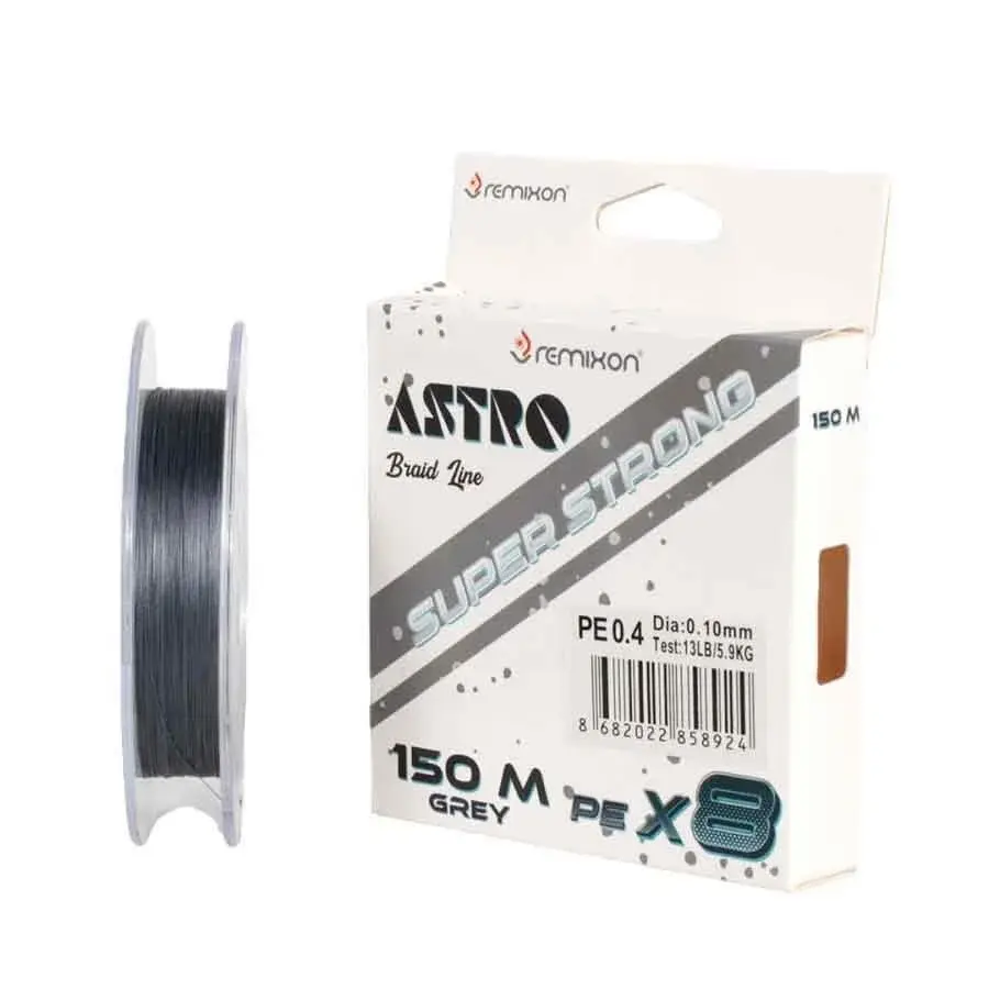 Remixon Astro 8x 150 mt Grey İp Misina