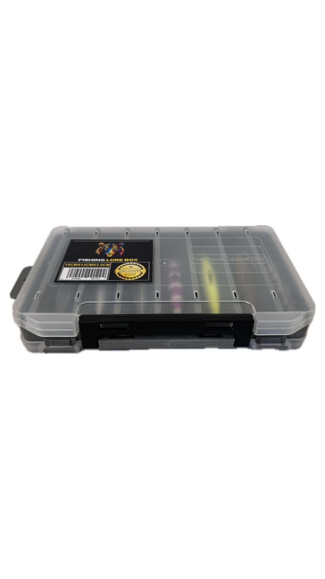 NANIWAOSAKASHI FISHING LURE BOX GRİ LRF MAKET BALIK KUTUSU