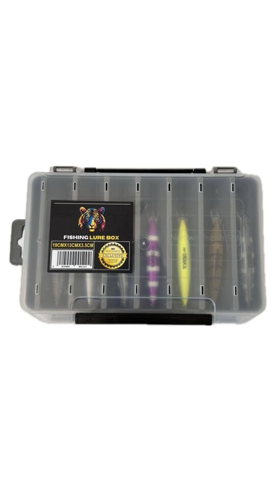 NANIWAOSAKASHI FISHING LURE BOX GRİ LRF MAKET BALIK KUTUSU