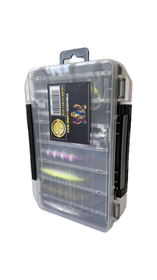 NANIWAOSAKASHI FISHING LURE BOX GRİ LRF MAKET BALIK KUTUSU