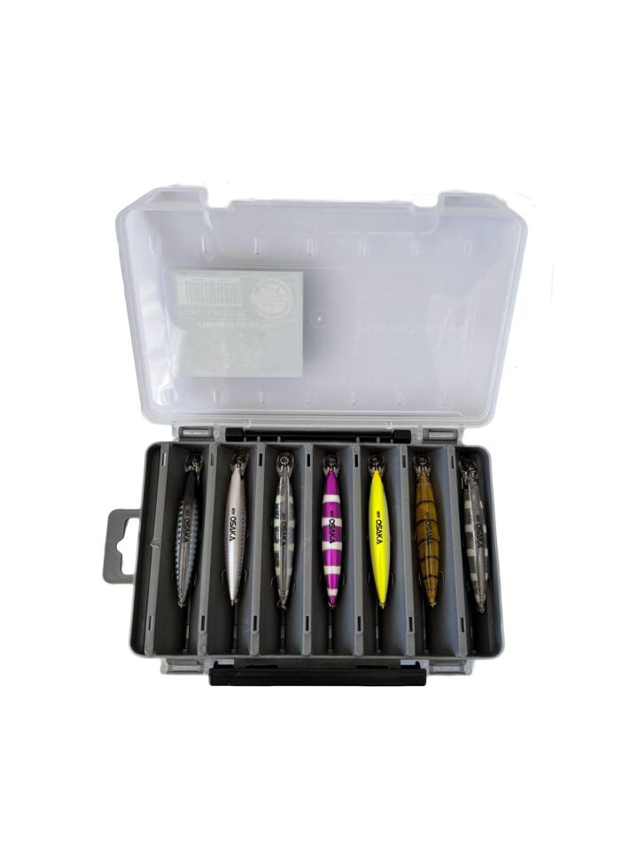 NANIWAOSAKASHI FISHING LURE BOX GRİ LRF MAKET BALIK KUTUSU