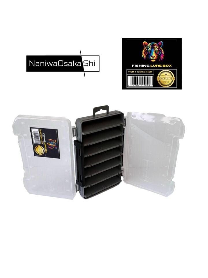 NANIWAOSAKASHI FISHING LURE BOX GRİ LRF MAKET BALIK KUTUSU