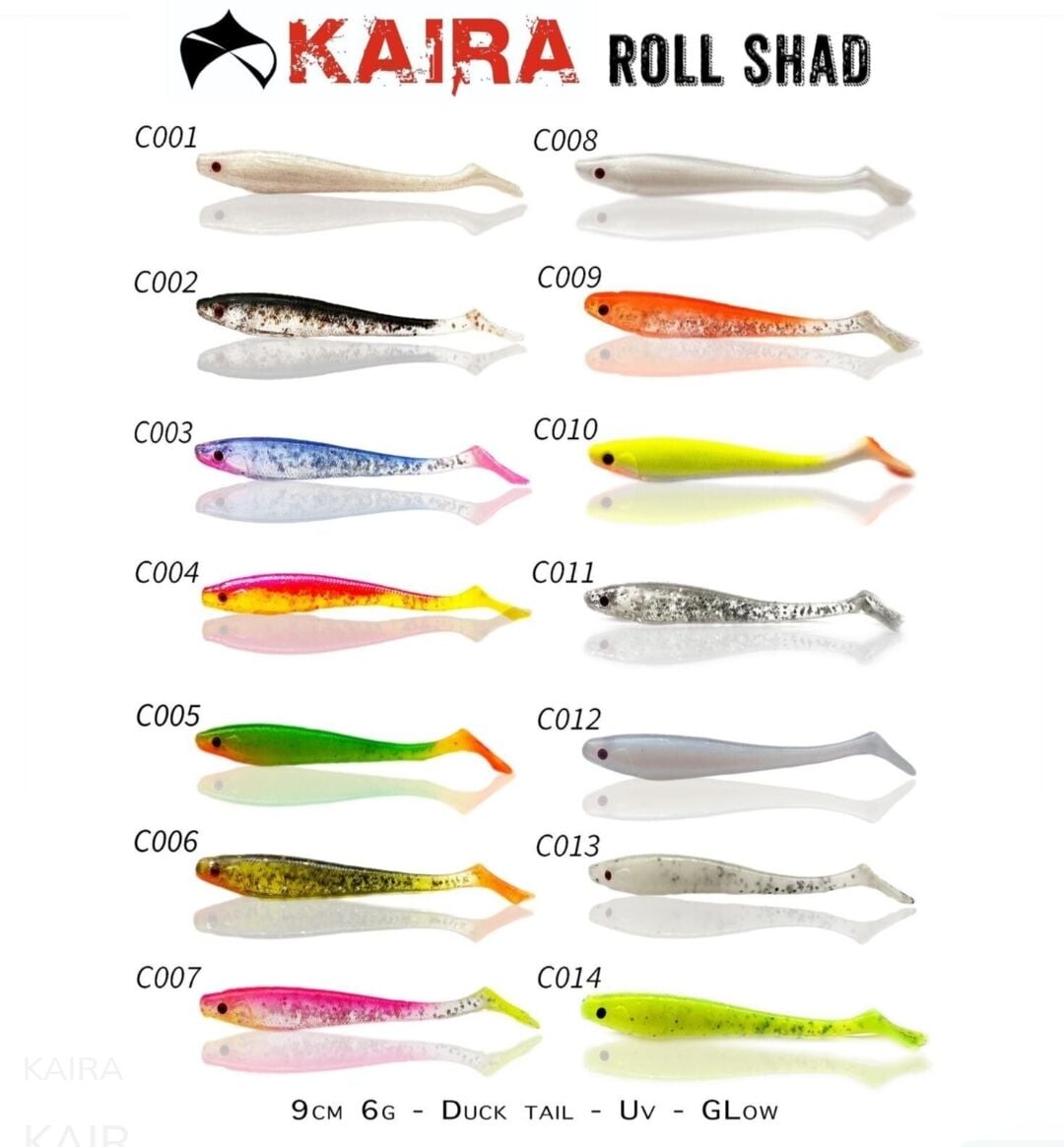 Kaira Roll Shad 9cm 6gr Silikon Yem