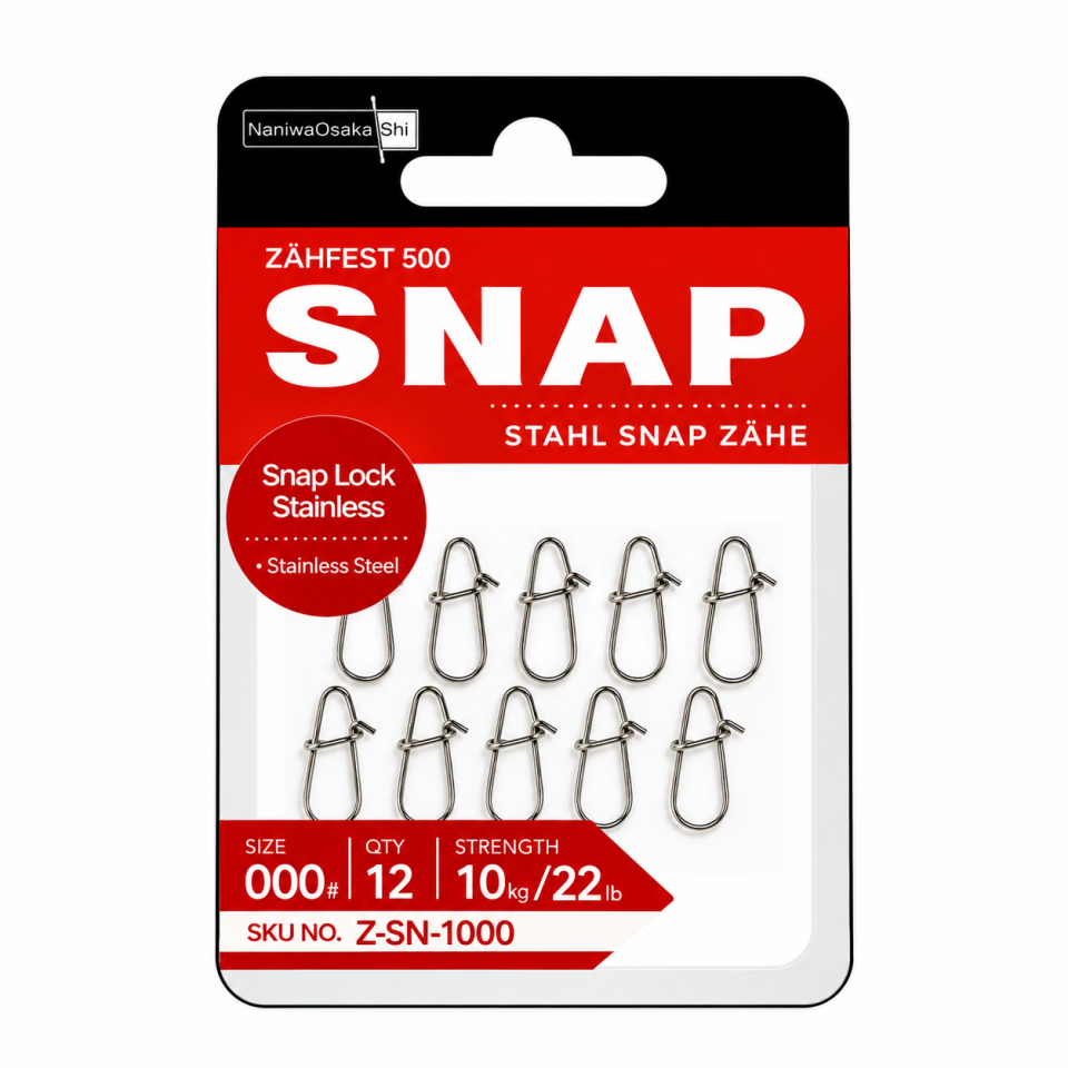 NaniwaOsakaShi Zahfest500 Snap Lock Stainless